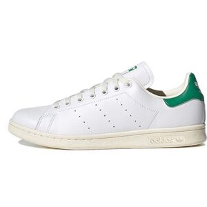 Adidas Stan Smith White and Green Sneakers